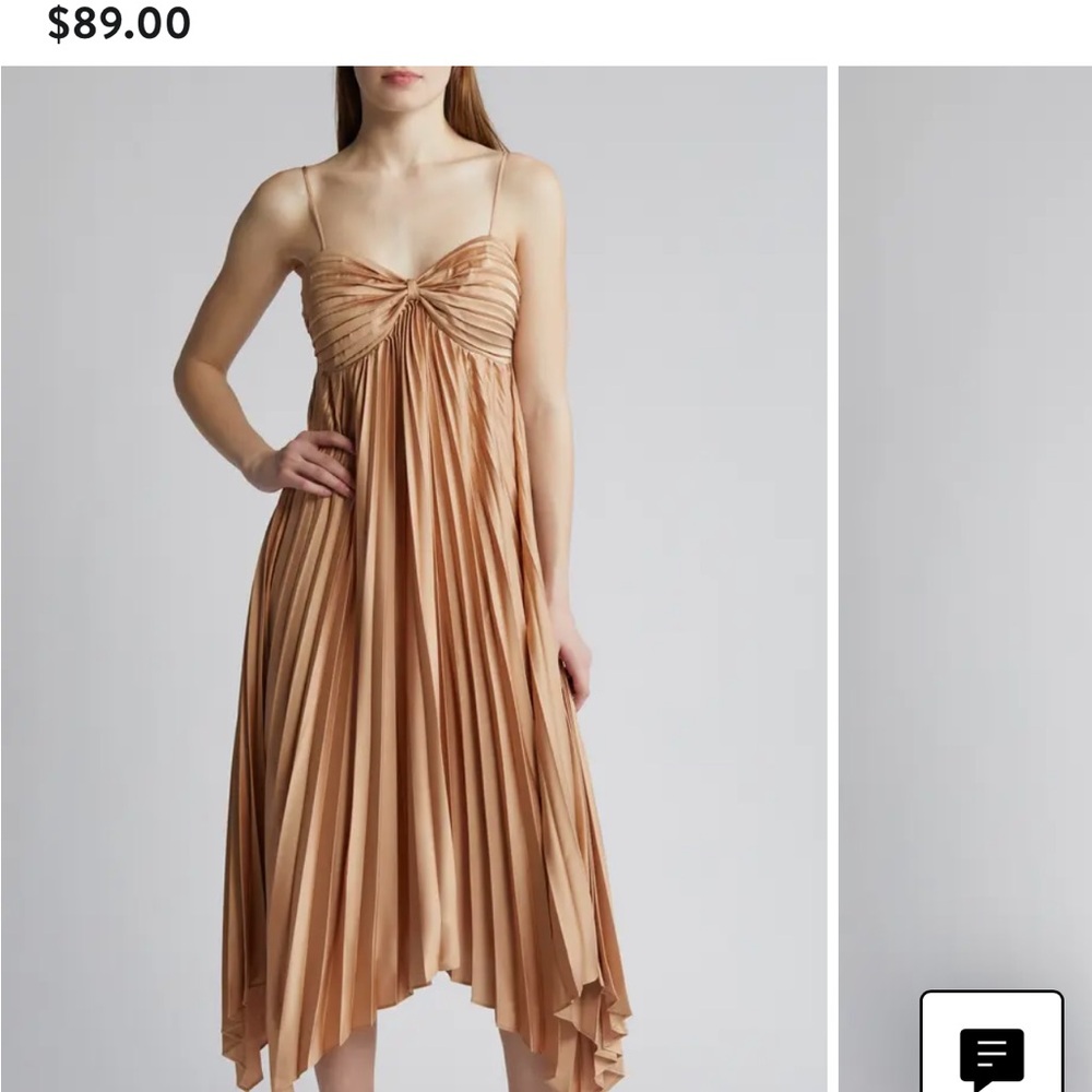 Petal & Pup Strapless Tan Dress